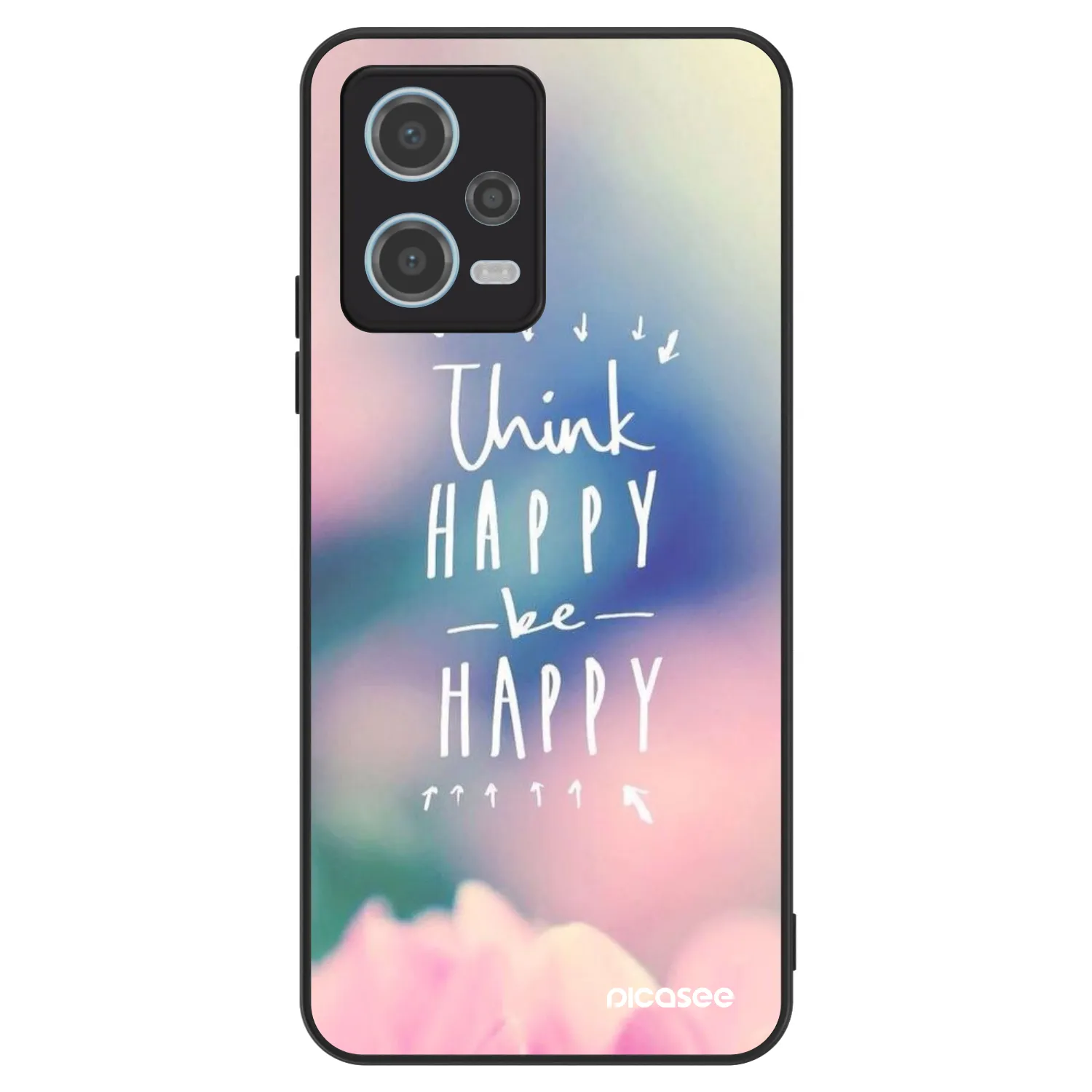 Picasee ULTIMATE CASE για Xiaomi Redmi Note 12 5G - Think happy be happy