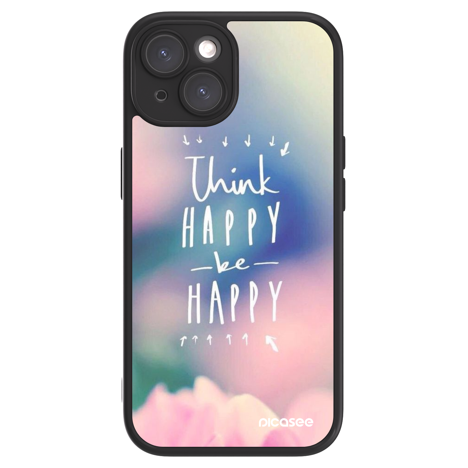 Picasee ULTIMATE CASE για Apple iPhone 15 - Think happy be happy