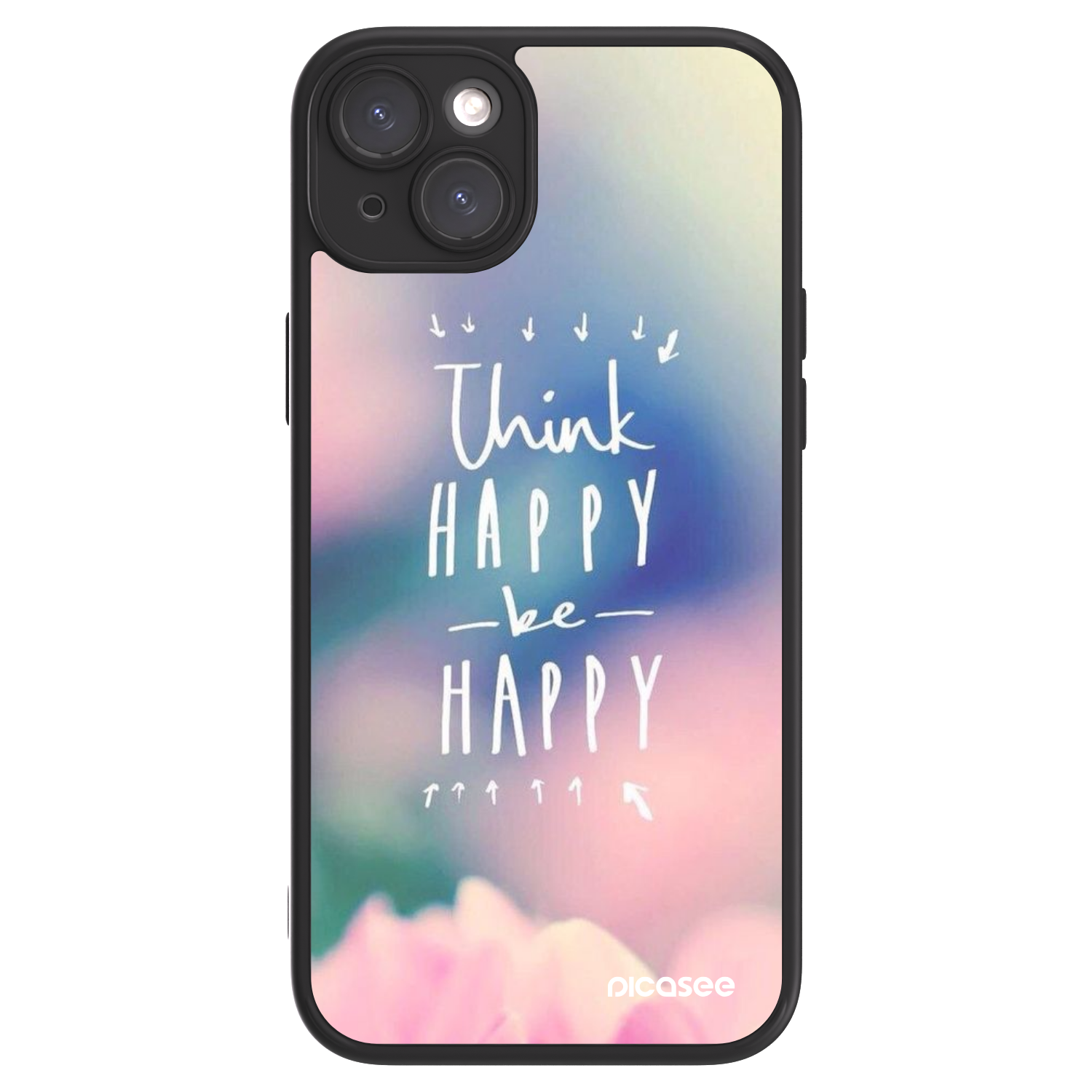 Picasee ULTIMATE CASE MagSafe pro Apple iPhone 15 Plus - Think happy be happy