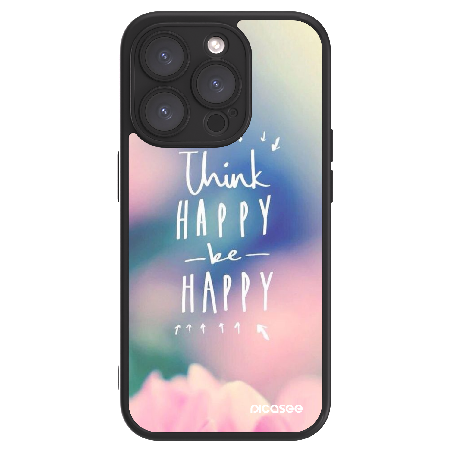 Picasee ULTIMATE CASE για Apple iPhone 15 Pro - Think happy be happy