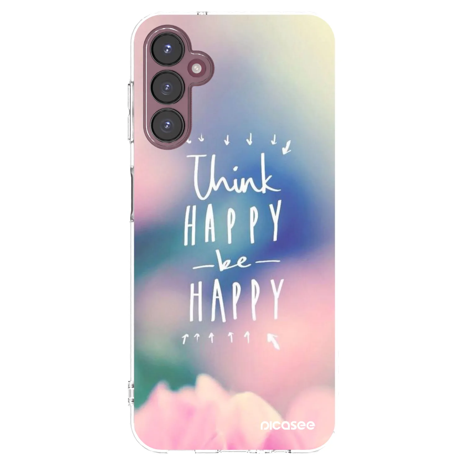 Picasee διαφανής θήκη σιλικόνης Samsung Galaxy A05s A057G - Think happy be happy