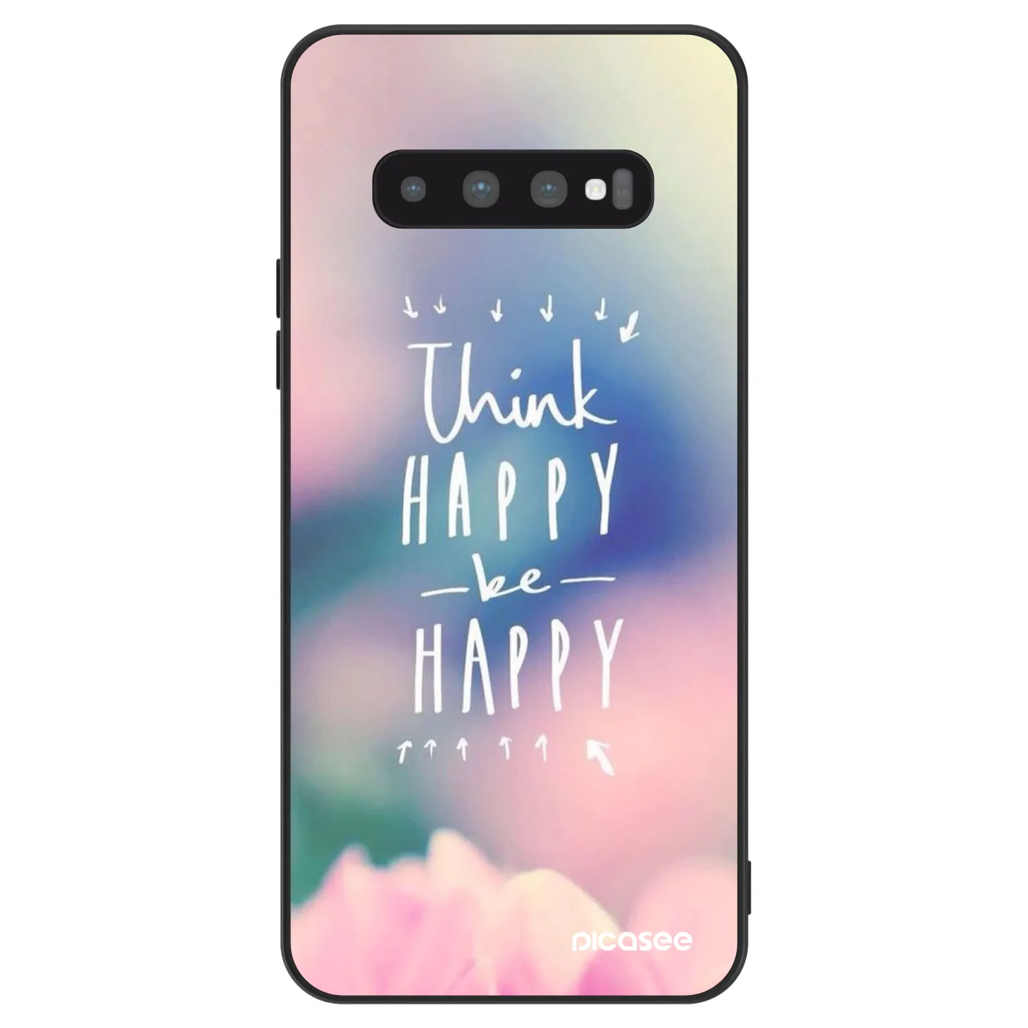 Picasee ULTIMATE CASE για Samsung Galaxy S10 Plus G975 - Think happy be happy