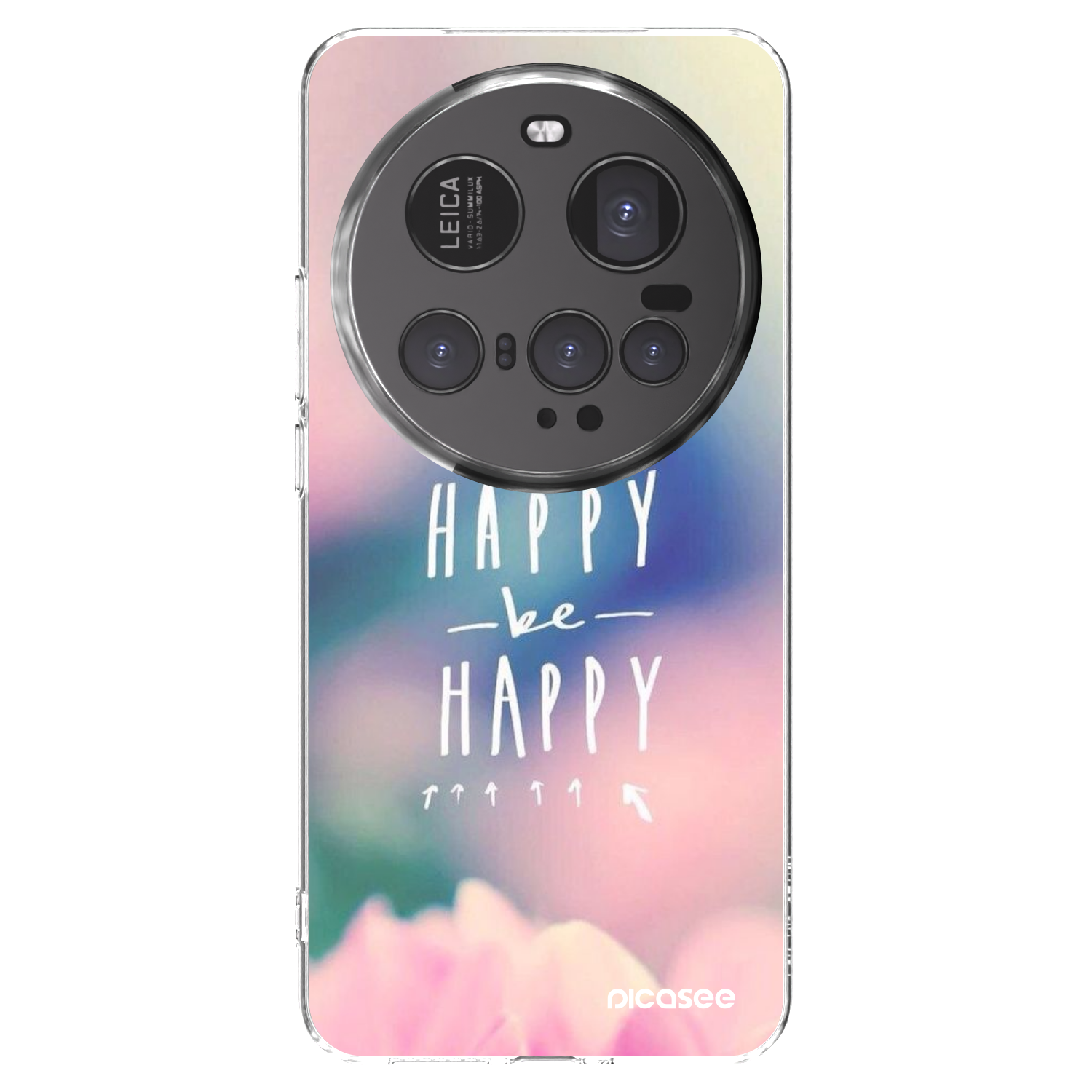 Picasee διαφανής θήκη σιλικόνης Xiaomi 15 Ultra - Think happy be happy