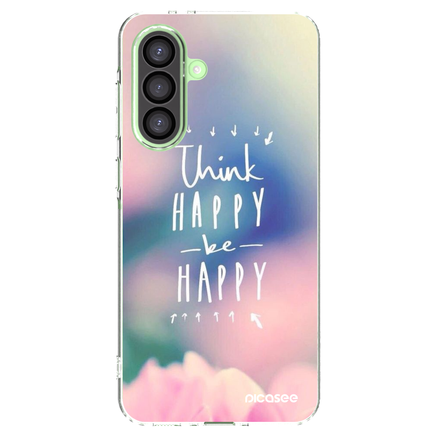 Picasee διαφανής θήκη σιλικόνης Samsung Galaxy A26 5G A266B - Think happy be happy