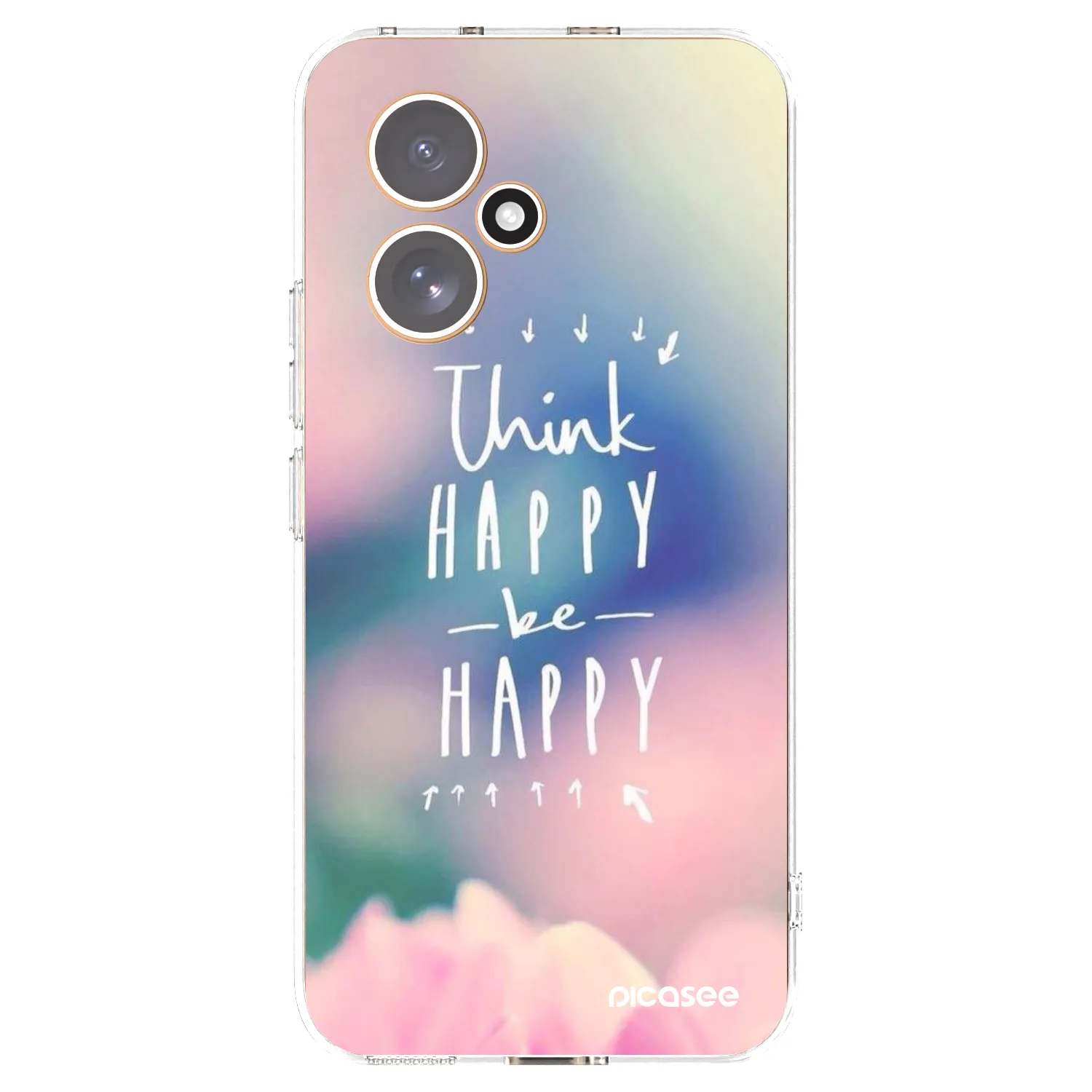 Picasee διαφανής θήκη σιλικόνης Honor 400 5G - Think happy be happy