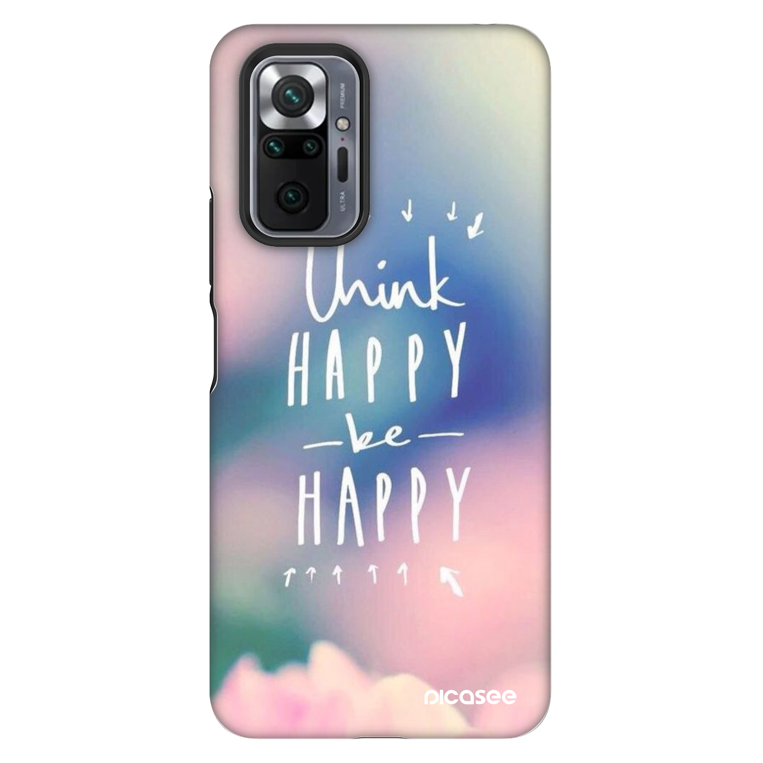 Picasee Fashion Case για Xiaomi Redmi Note 10 Pro - Think happy be happy