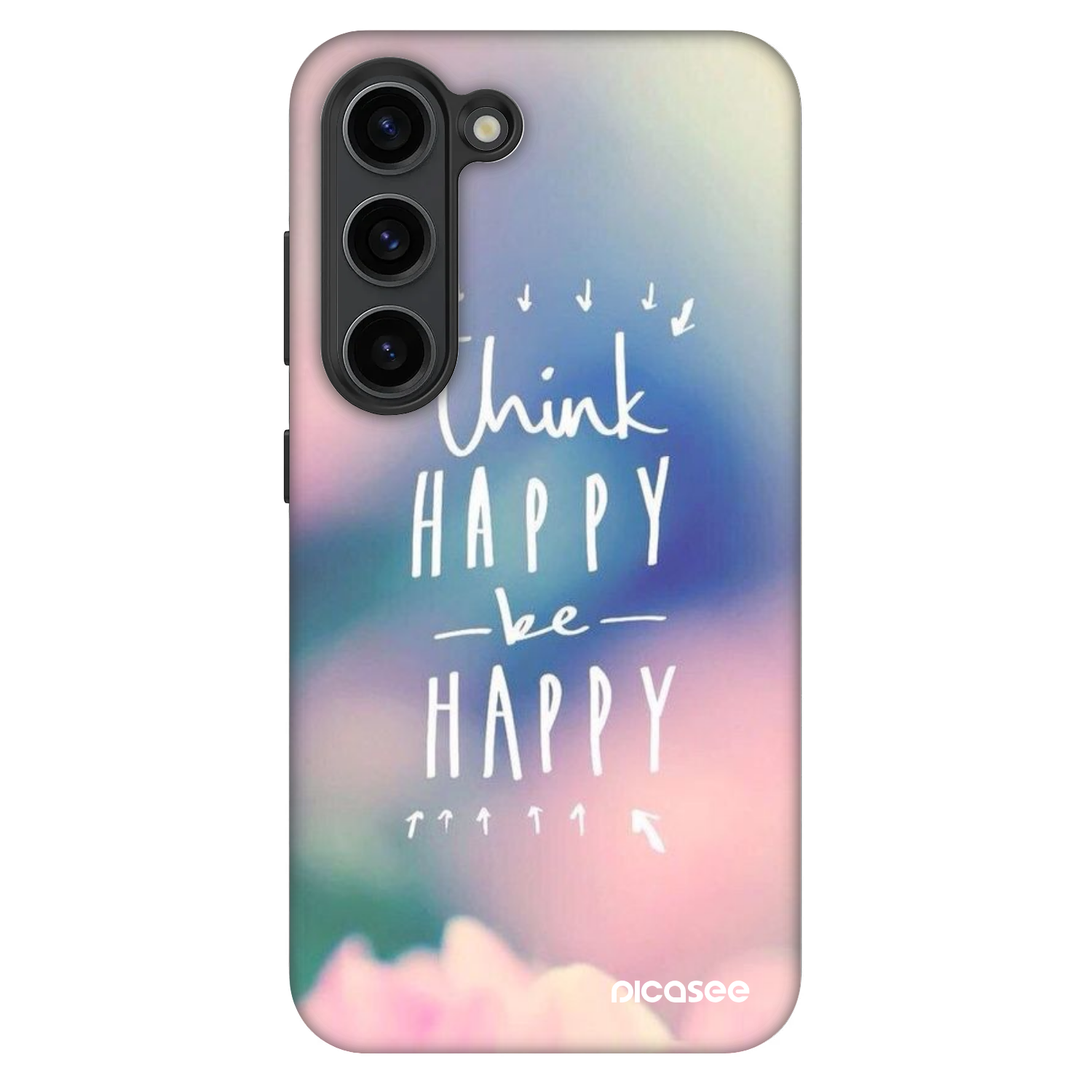 Picasee Fashion Case για Samsung Galaxy S23+ 5G - Think happy be happy