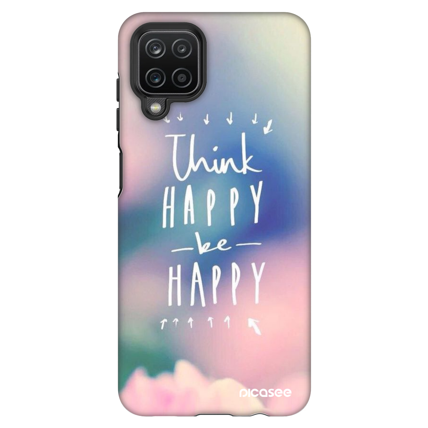 Picasee Fashion Case για Samsung Galaxy A12 A125F - Think happy be happy