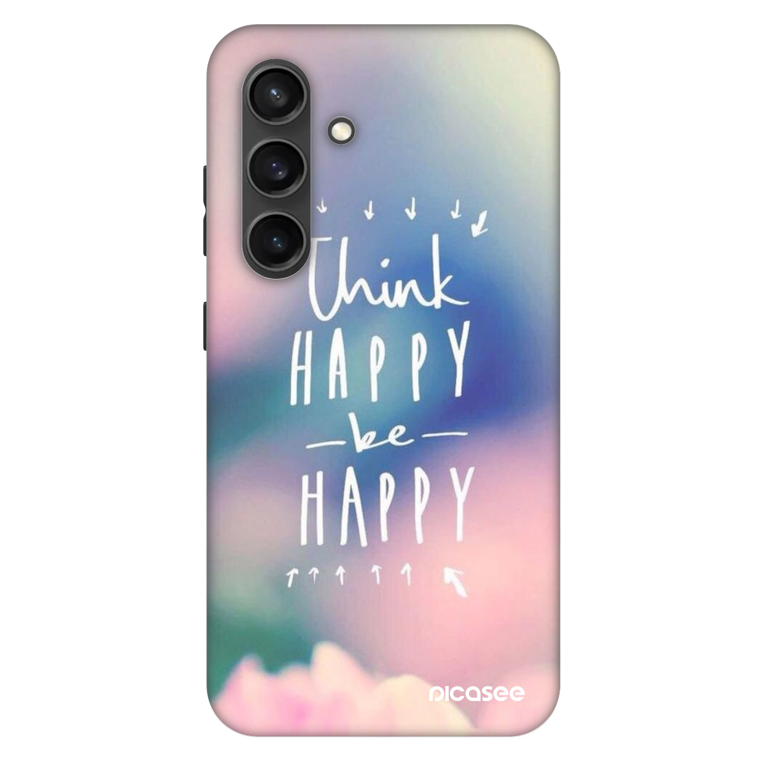 Picasee Fashion Case PowerShare pro Samsung Galaxy S24+ S926B 5G - Think happy be happy