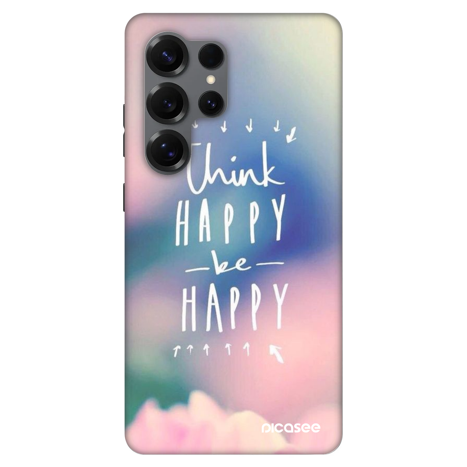 Picasee Fashion Case PowerShare pro Samsung Galaxy S25 Ultra 5G - Think happy be happy