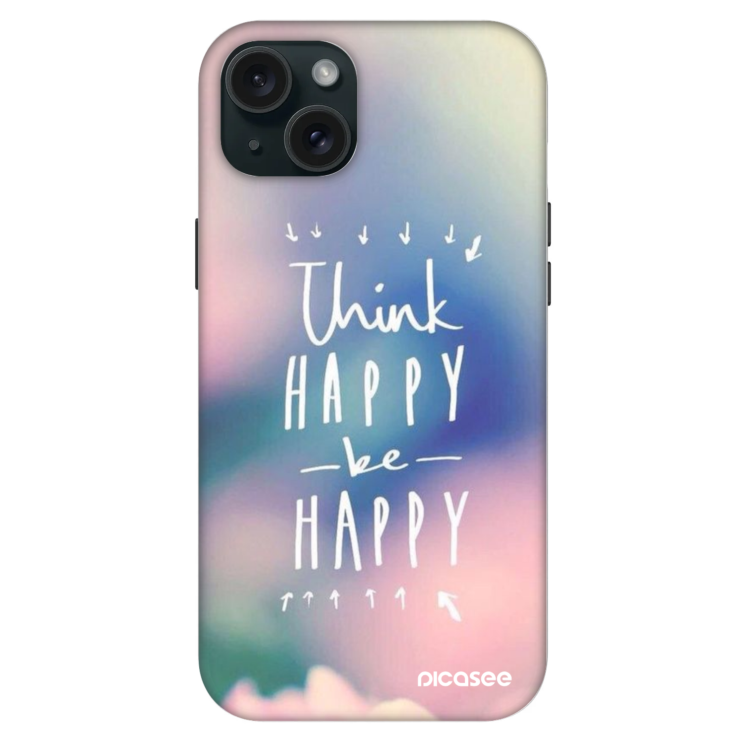 Picasee Fashion Case MagSafe για Apple iPhone 15 Plus - Think happy be happy