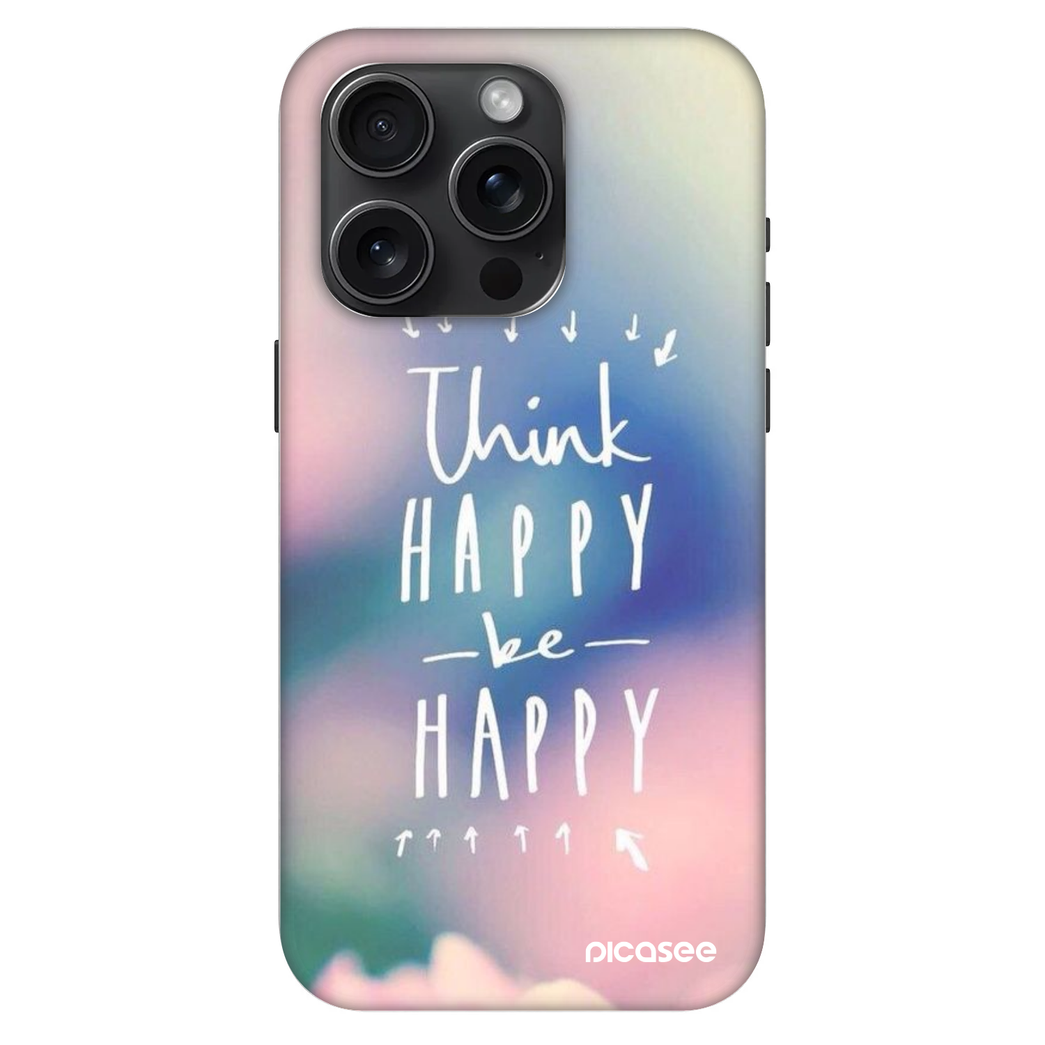 Picasee Fashion Case MagSafe για Apple iPhone 15 Pro - Think happy be happy