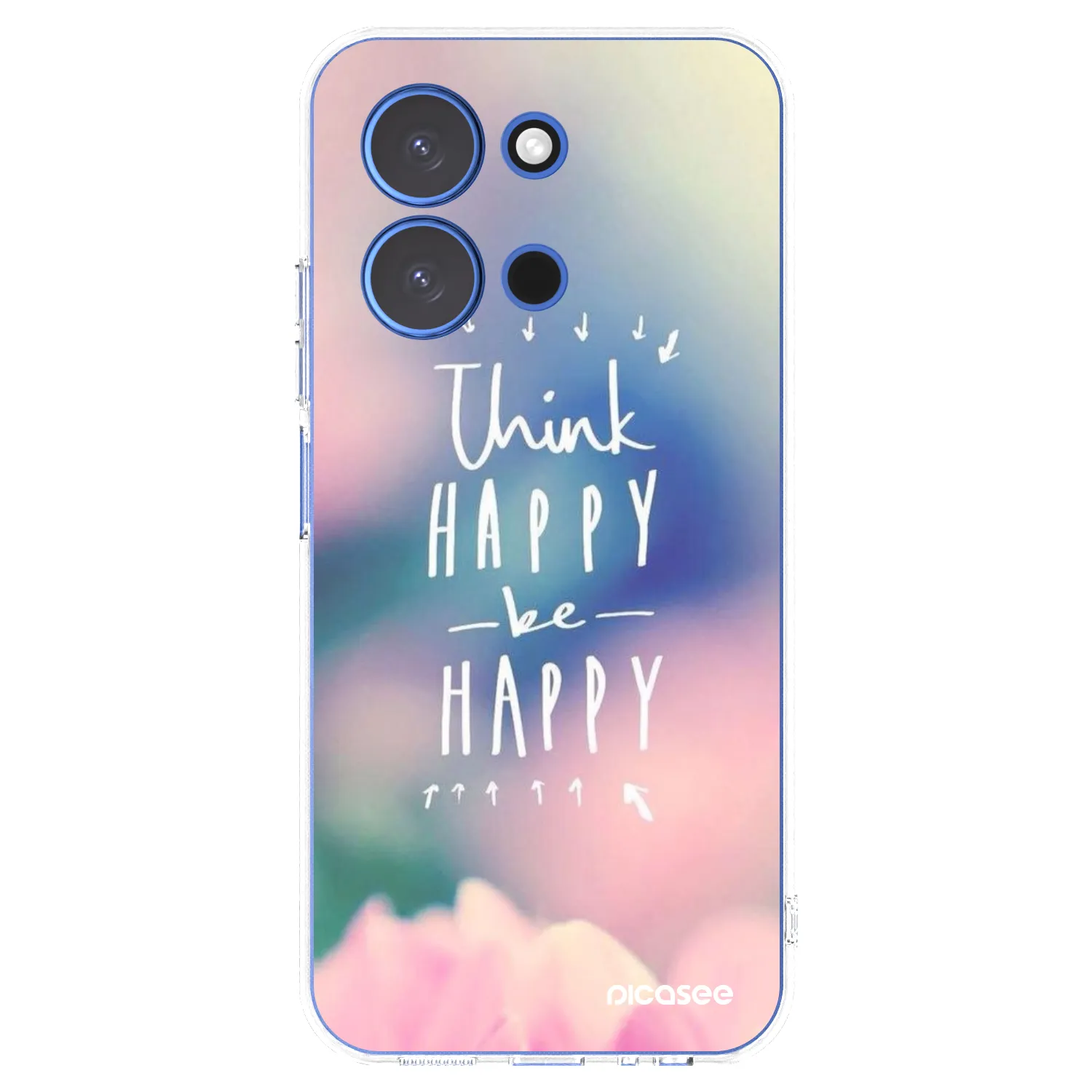 Picasee διαφανής θήκη σιλικόνης Xiaomi Redmi 15C 4G - Think happy be happy