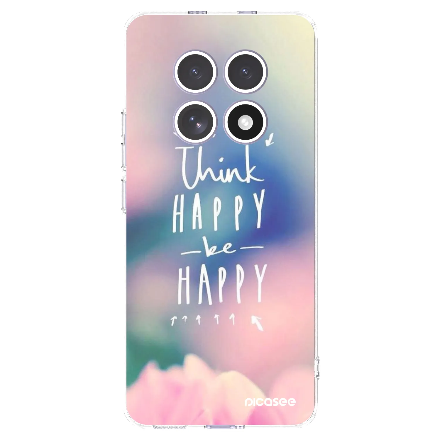 Picasee διαφανής θήκη σιλικόνης Xiaomi Redmi Note 15 - Think happy be happy