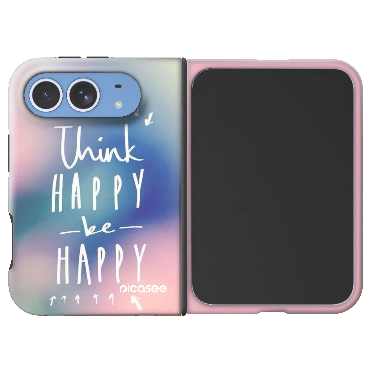 Picasee Fashion Case MagSafe για Apple iPhone Duo - Think happy be happy