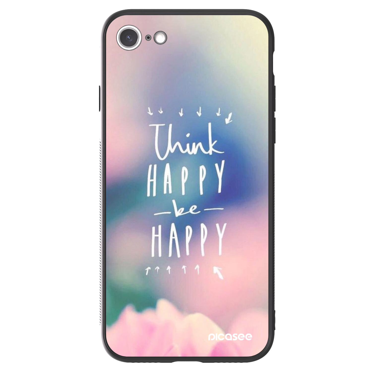 Picasee ULTIMATE CASE για Apple iPhone 7 - Think happy be happy