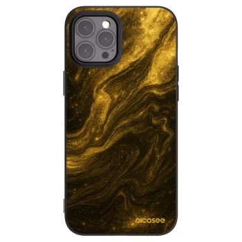 Picasee Μαύρη θήκη σιλικόνης για Apple iPhone 12 Pro Max - Black