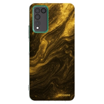 Picasee διαφανής θήκη σιλικόνης Honor 10X Lite - Black