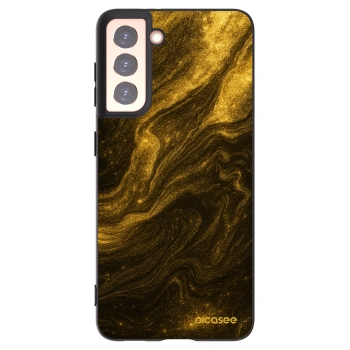 Picasee Μαύρη θήκη σιλικόνης για Samsung Galaxy S21 5G G991B - Black