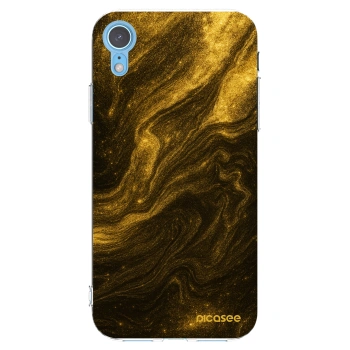Picasee διαφανής θήκη σιλικόνης Apple iPhone XR - Black