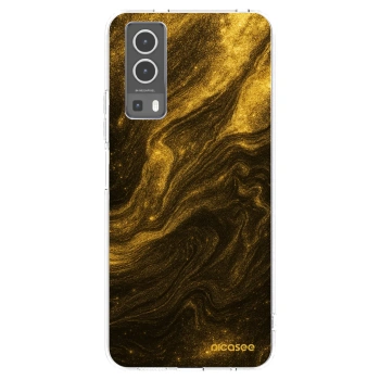 Picasee διαφανής θήκη σιλικόνης Vivo Y72 5G - Black