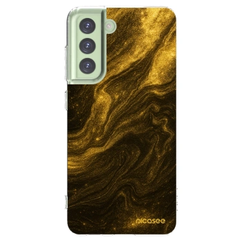 Picasee διαφανής θήκη σιλικόνης Samsung Galaxy S21 FE 5G - Black