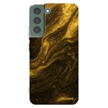 Picasee διαφανής θήκη σιλικόνης Samsung Galaxy S22+ 5G - Black