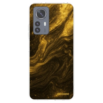Picasee διαφανής θήκη σιλικόνης Xiaomi 12 Pro - Black