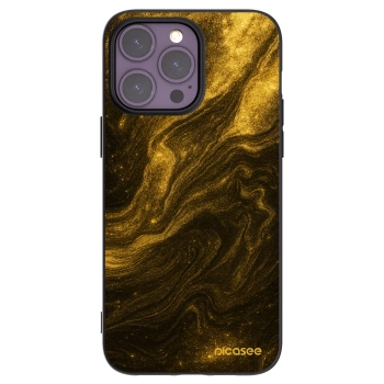 Picasee Μαύρη θήκη σιλικόνης για Apple iPhone 14 Pro Max - Black