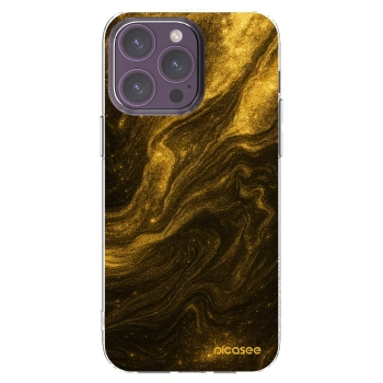 Picasee διαφανής θήκη σιλικόνης Apple iPhone 14 Pro Max - Black
