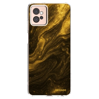 Picasee διαφανής θήκη σιλικόνης Motorola Moto G32 - Black