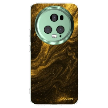 Picasee διαφανής θήκη σιλικόνης Honor Magic5 Pro - Black