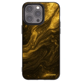 Picasee Μαύρη θήκη σιλικόνης για Apple iPhone 15 Pro Max - Black