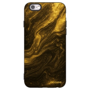 Picasee Μαύρη θήκη σιλικόνης για Apple iPhone 6/6S - Black