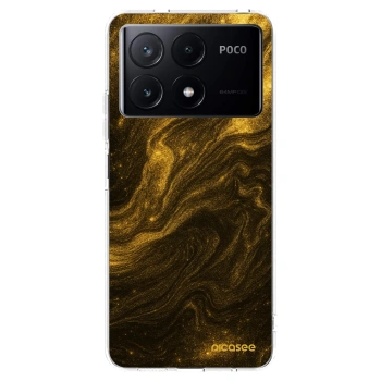Picasee διαφανής θήκη σιλικόνης Xiaomi Poco X6 Pro - Black