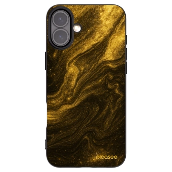Picasee Μαύρη θήκη σιλικόνης για Apple iPhone 16 Plus - Black