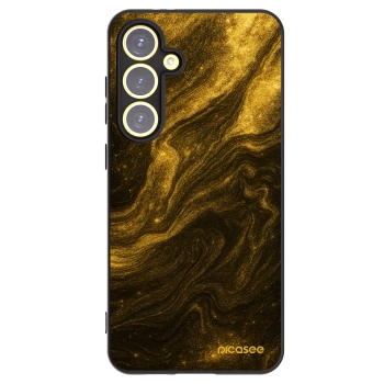 Picasee Μαύρη θήκη σιλικόνης για Samsung Galaxy S24 FE S721B - Black