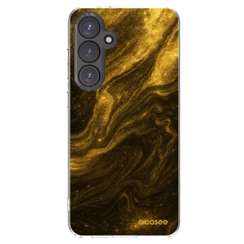 Picasee διαφανής θήκη σιλικόνης Samsung Galaxy S24 FE S721B - Black