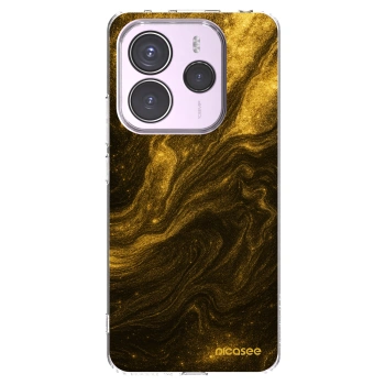 Picasee διαφανής θήκη σιλικόνης Xiaomi Redmi Note 14 5G - Black