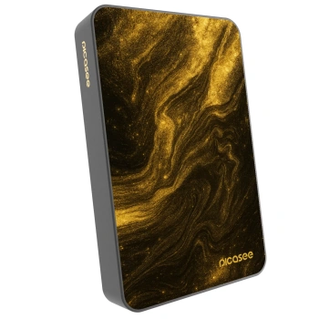 Picasee Powerbank με MagSafe 10 000 mAh Γκρί - Black