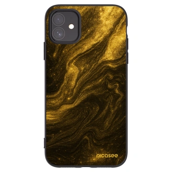 Picasee Μαύρη θήκη σιλικόνης για Apple iPhone 11 - Black