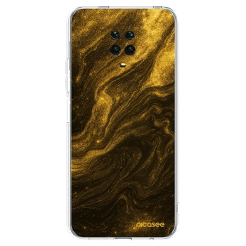 Picasee διαφανής θήκη σιλικόνης Xiaomi Redmi Note 9 Pro - Black