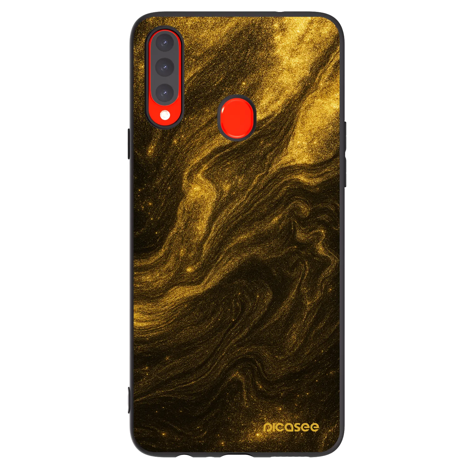 Picasee Μαύρη θήκη σιλικόνης για Samsung Galaxy A20s - Black