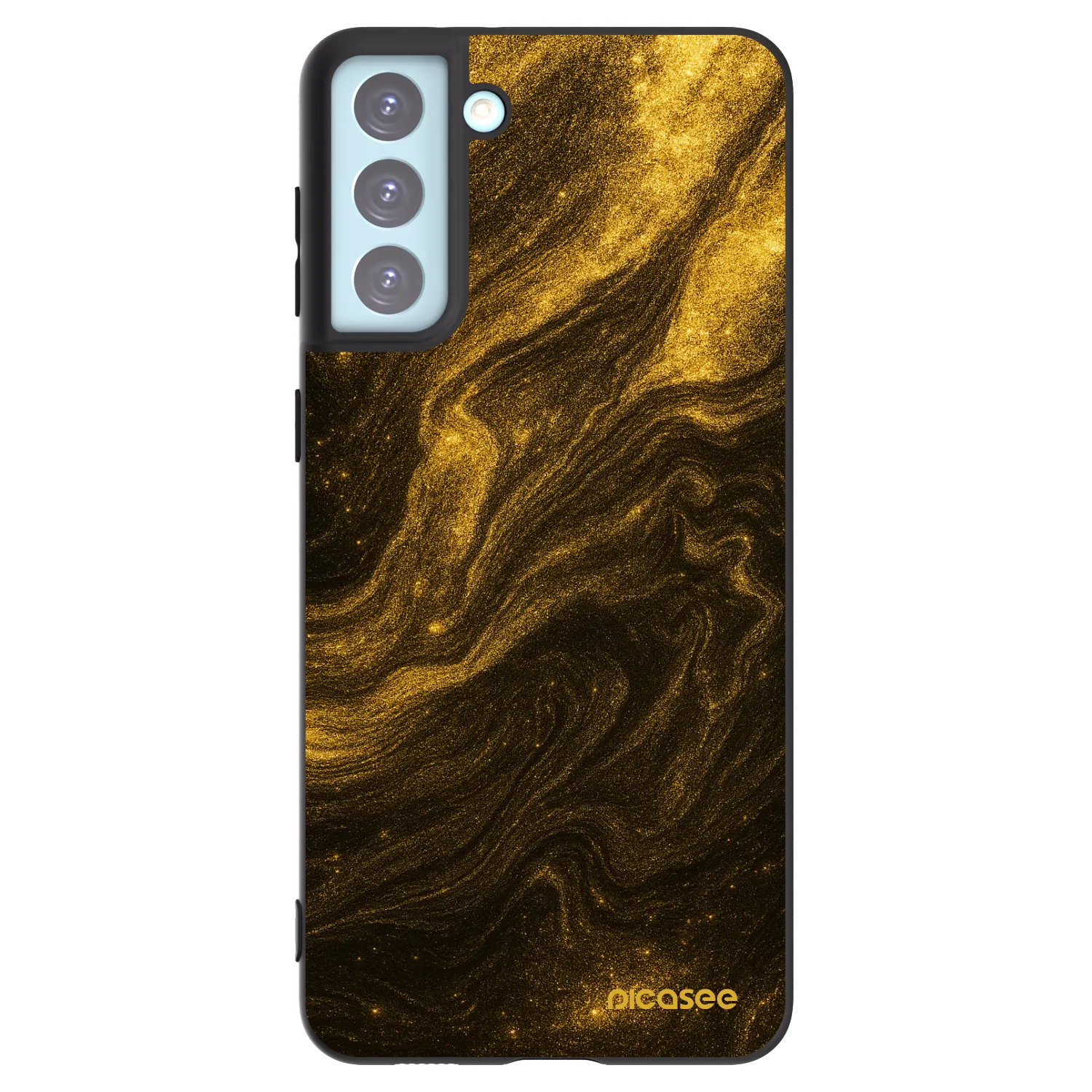 Picasee Μαύρη θήκη σιλικόνης για Samsung Galaxy S21+ 5G G996F - Black