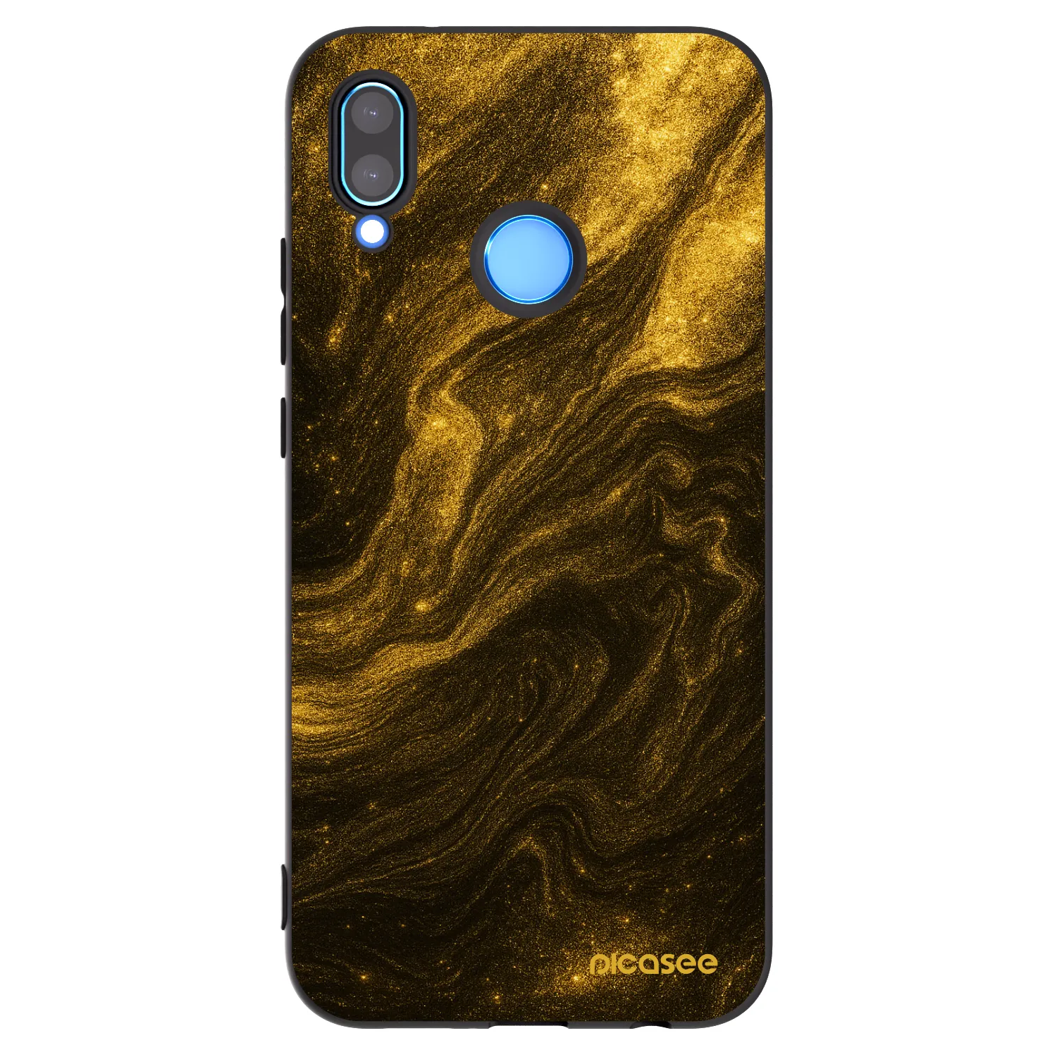 Picasee Μαύρη θήκη σιλικόνης για Huawei P20 Lite - Black