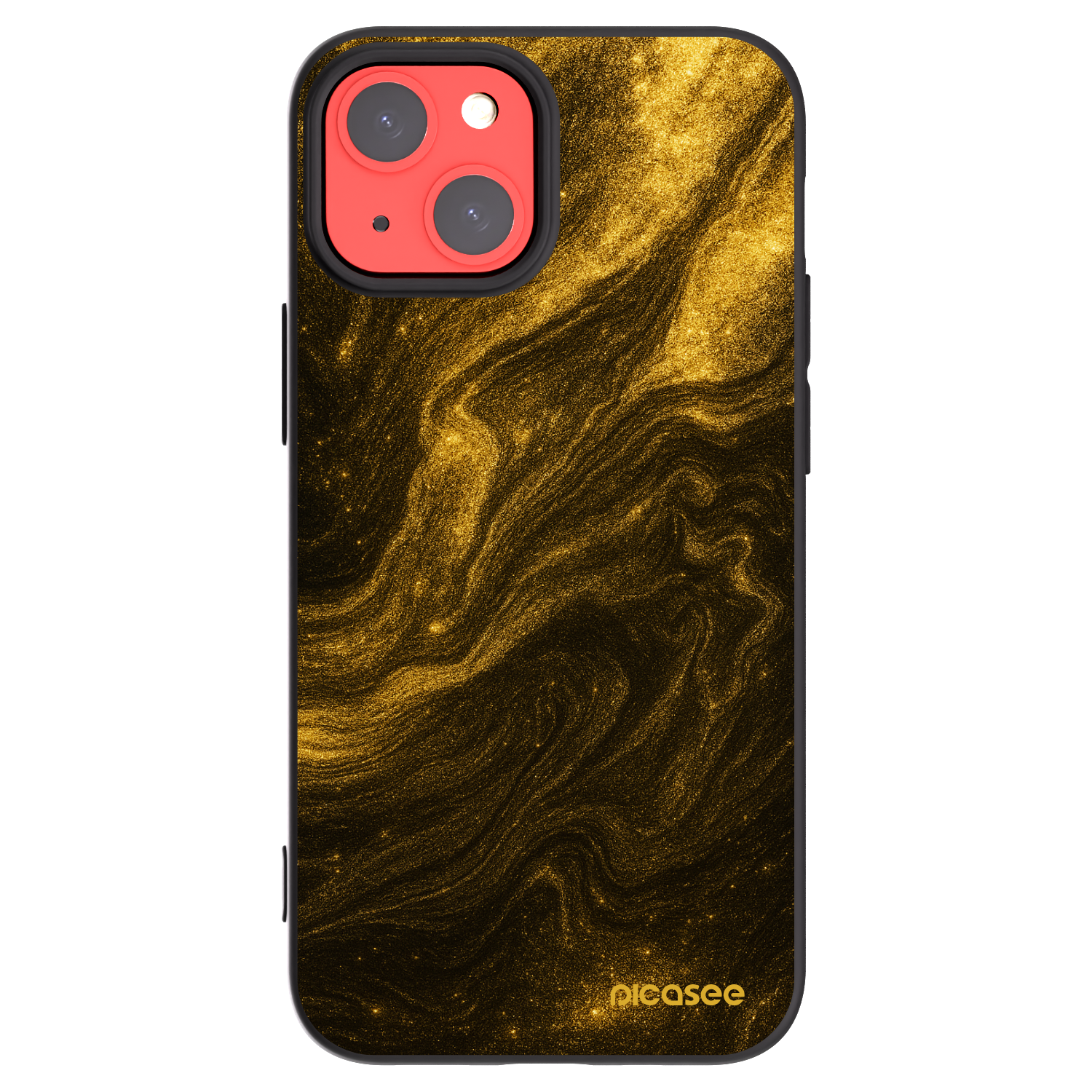Picasee Μαύρη θήκη σιλικόνης για Apple iPhone 13 mini - Black