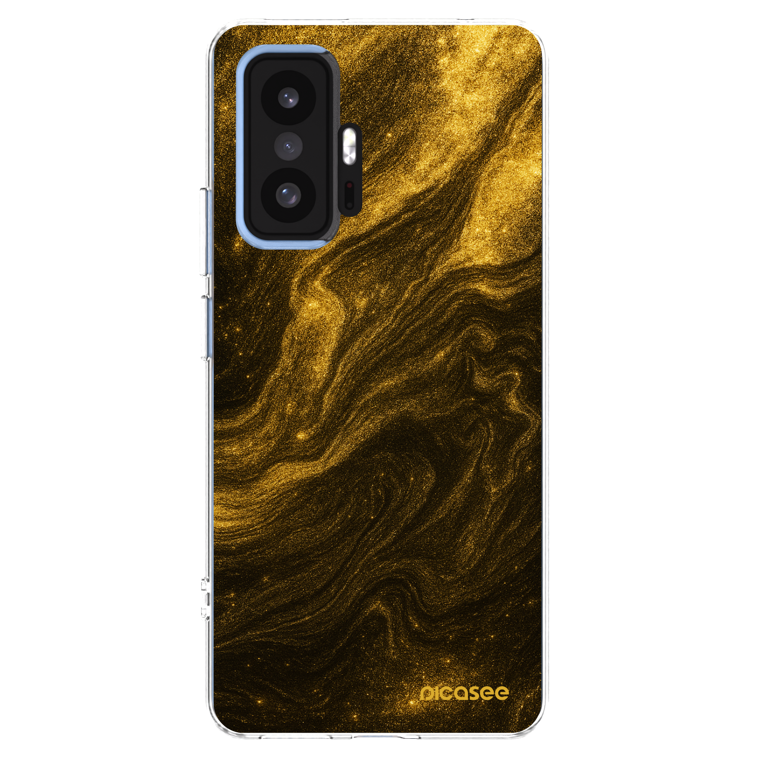 Picasee διαφανής θήκη σιλικόνης Xiaomi 11T Pro - Black