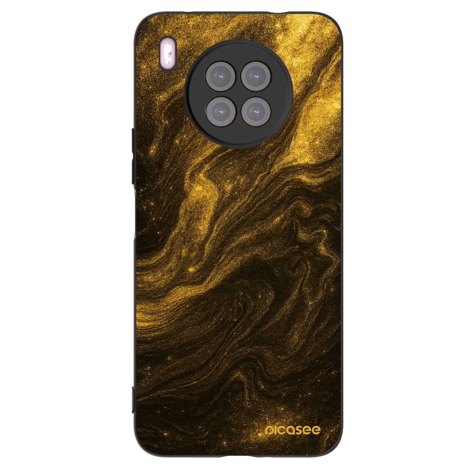 Picasee Μαύρη θήκη σιλικόνης για Huawei Nova 8i - Black
