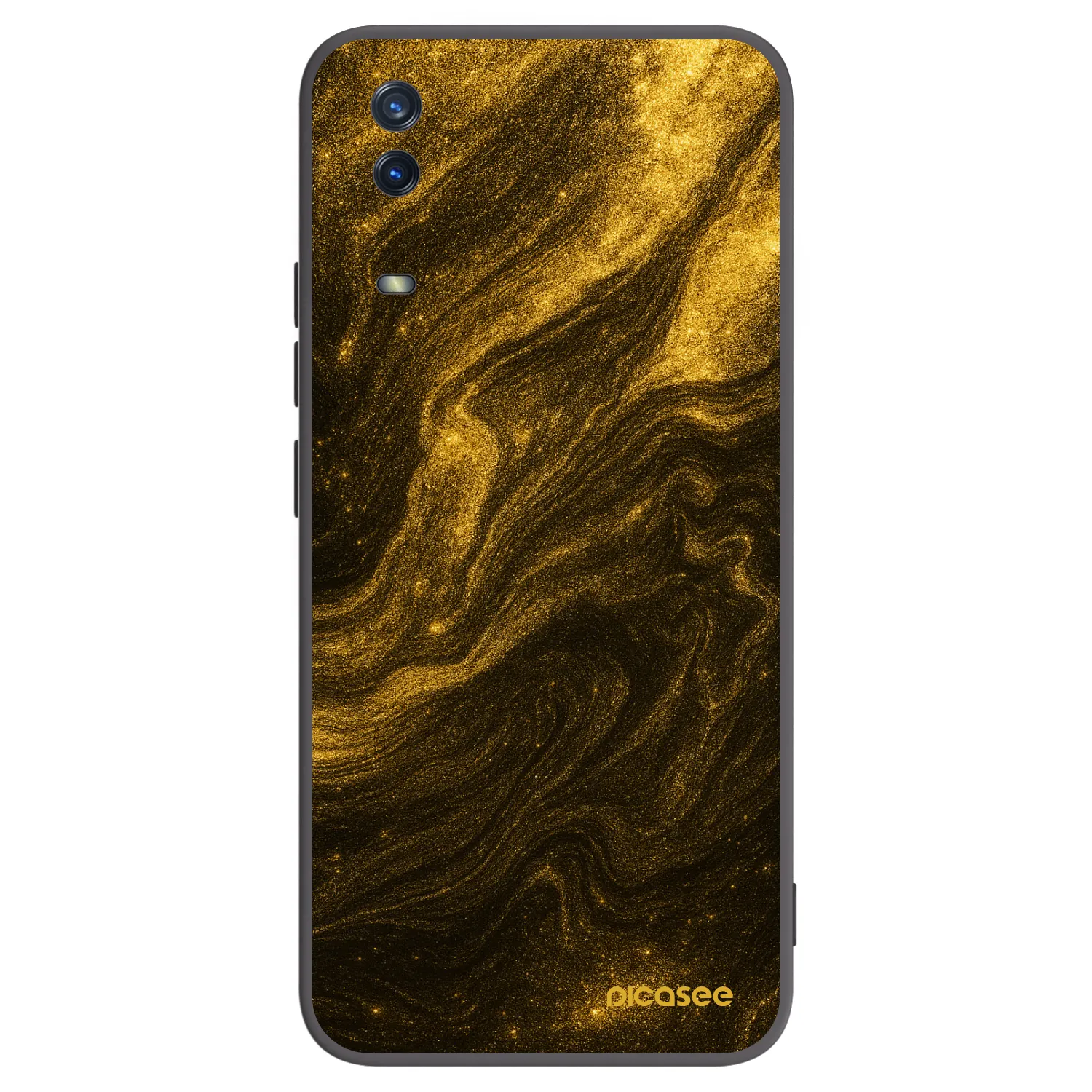 Picasee Μαύρη θήκη σιλικόνης για Vivo Y11s - Black