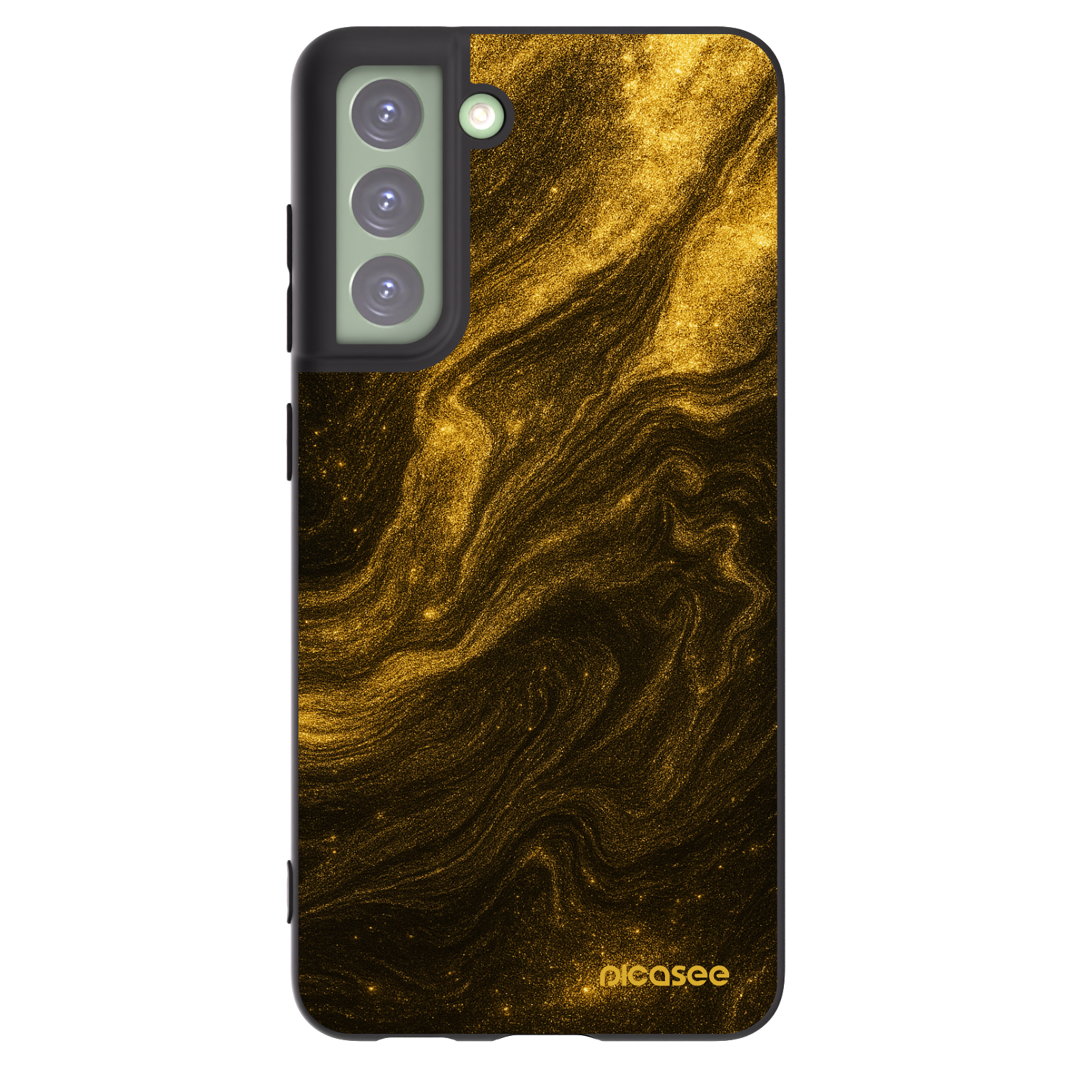Picasee Μαύρη θήκη σιλικόνης για Samsung Galaxy S21 FE 5G - Black